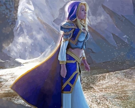 Jaina-Proudmoore-paint-by-numbers