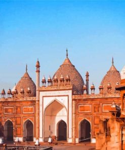 Jama Masjid Agra Landmark Paint By Numbers