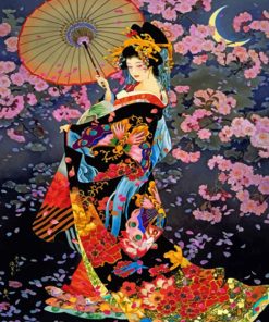 Geisha Elegance Paint By Numbers