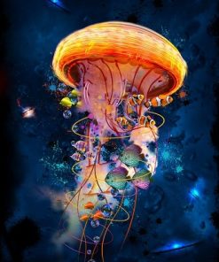 Jellyfish Wonderland Animals Paint By Numbers