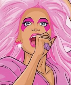 Jem Animated Series Paint By Numbers