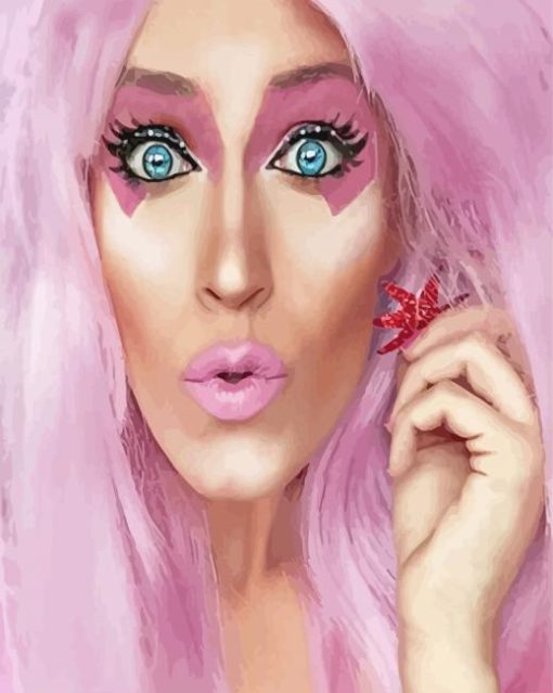 Jem-the-animated-series-character-paint-by-numbers