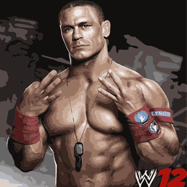 John Cena Wrestling Icon Paint By Numbers