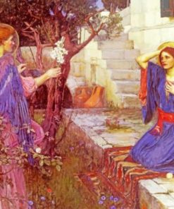John William Waterhouse Annunciation Paint By Numbers