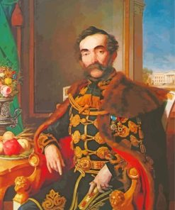 Jozsef Borsos' Agoston Kubinyi Paint By Numbers