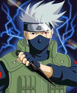 Kakashi Hatake Anime Paint By Numbers
