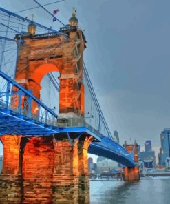 Kentucky Roebling Bridge Paint By Numbers