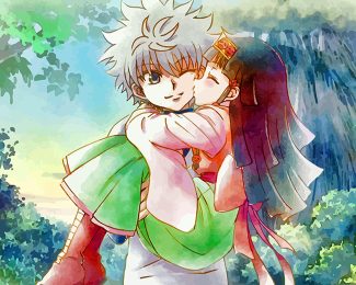 Killua and Alluka Anime Paint By Numbers