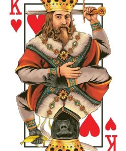 Regal King of Hearts Paint By Numbers