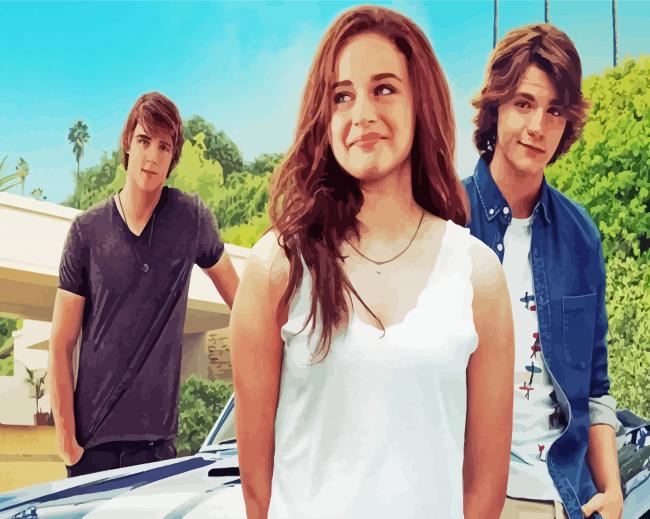 Finalizing The Kissing Booth Movies Paint by Numbers Artwork