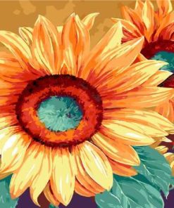 Colorful Sunflowers Paint By Numbers