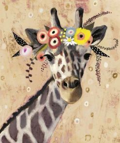 Klimt Giraffe Animal Paint By Numbers