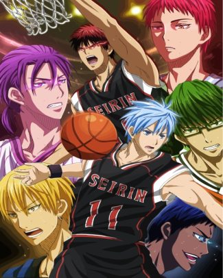 Kurokos Basketball Characters Paint By Numbers