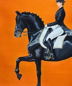 Girl with Royal Horse Paint By Numbers