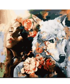 Lady Wolf Wolves Paint By Numbers