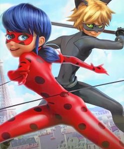Miraculous Ladybug Adventure Paint By Numbers