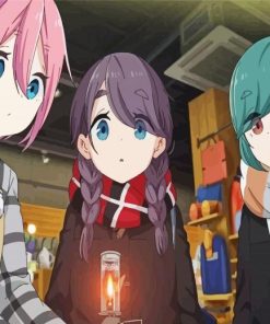 Laid Back Camp Anime Paint By Numbers