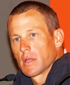 Lance Armstrong Cycling Legend Paint By Numbers
