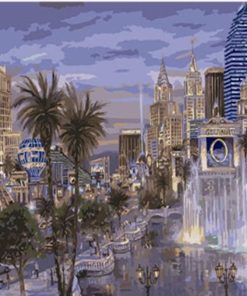 Explore Las Vegas Cityscapes Paint By Numbers