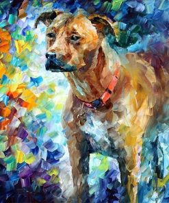 Dog Animal Painting Fun Paint By Numbers