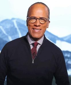 Lester Holt Newscaster Paint By Numbers