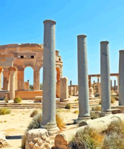 Libya Ancient City Paint By Numbers