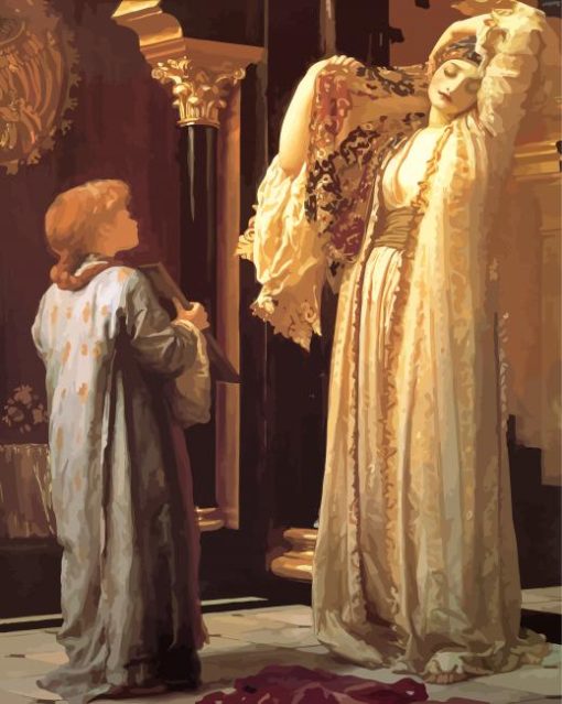 Light-of-the-Harem-frederic-lord-leighton-paint-by-numbers
