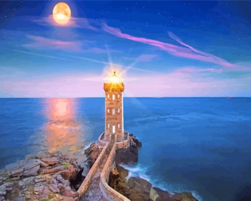 Lighthouse-Moon-paint-by-numbers