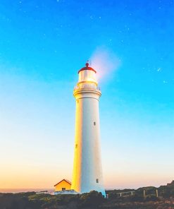 Lighthouse Night Scene Paint By Numbers