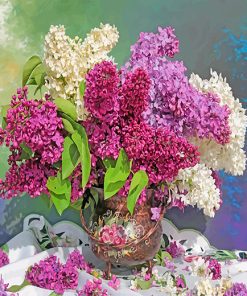 Charming Lilac Bouquets Paint By Numbers