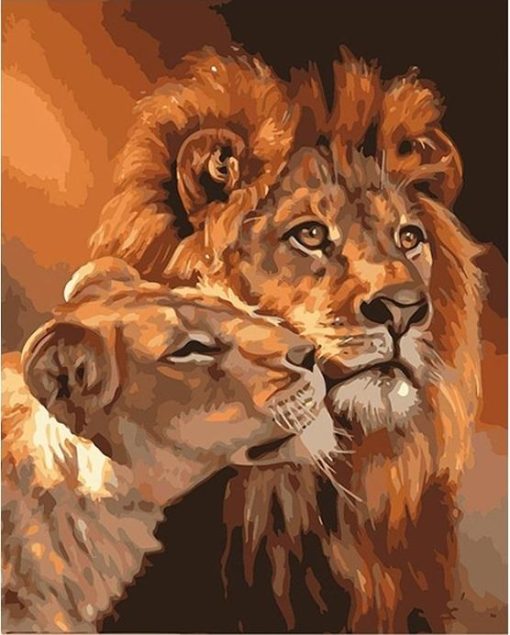 Lion-King-paint-by-numbers