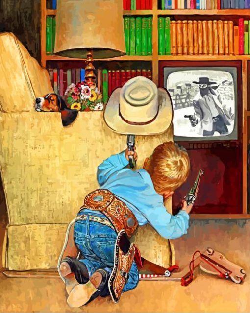 Little-Cowboy-paint-by-numbers