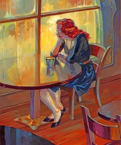 Lonely Sad Girl Paint By Numbers