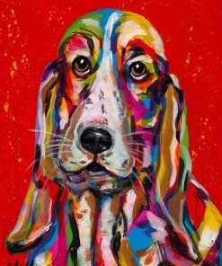 Long Ears Basset Animals Paint By Numbers