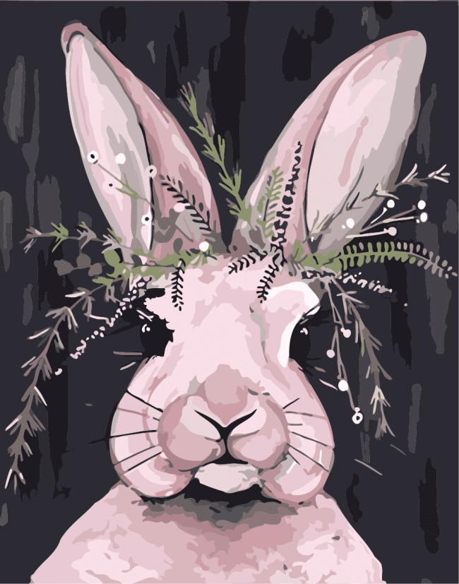 Long Ears Rabbit Paint By Numbers