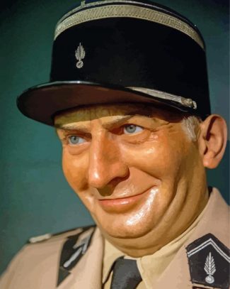 Louis De Funes Actor Paint By Numbers