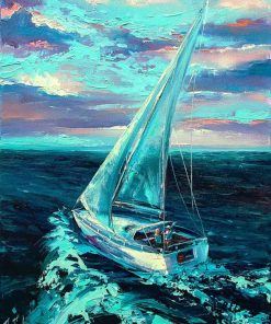 Seascape Yacht Romance Paint By Numbers