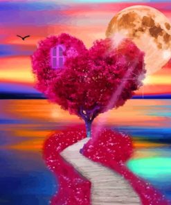 Fantasy Love Tree Paint By Numbers
