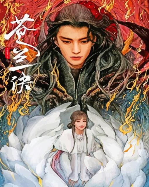 Love-between-fairy-and-devil-poster-art-paint-by-numbers