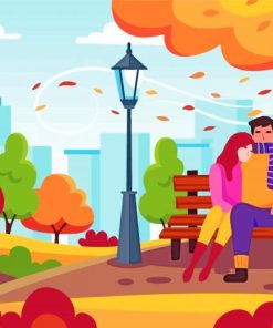 Autumn Romance Craft Paint By Numbers