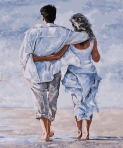 Lovers Beach Romance Paint By Numbers