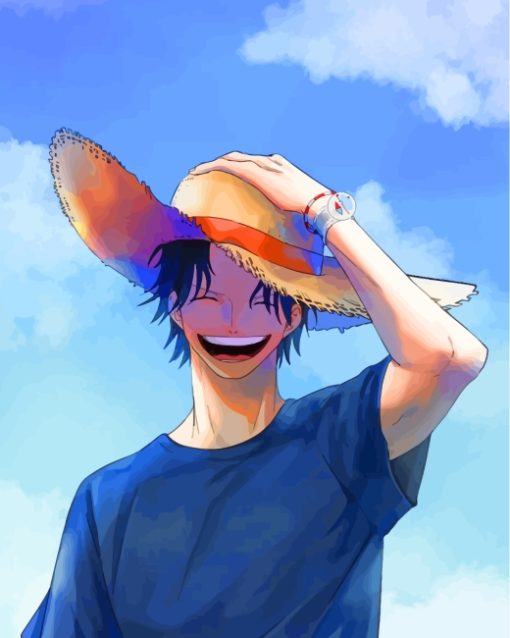 Luffy-One-Piece-paint-by-numbers