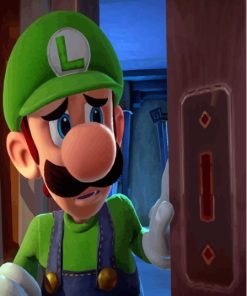 Luigi's Mansion Video Game Paint By Numbers