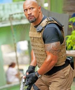 Luke Hobbs Action Movie Paint By Numbers