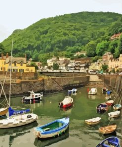 Lynmouth Seascape Paint By Numbers