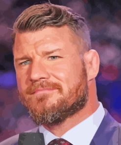 MMA Star Michael Bisping Paint By Numbers