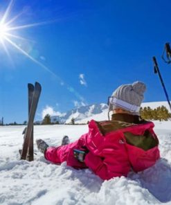 Winter Sports Skiing Paint By Numbers