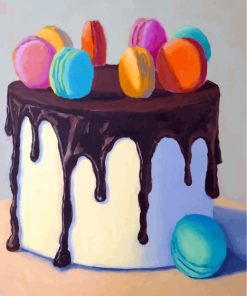 Sweet Macaroons Delight Paint By Numbers
