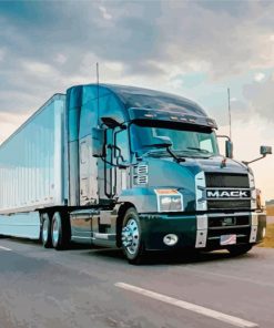 Mack Truck Engine Paint By Numbers