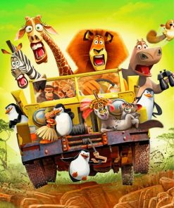 Madagascar Animal Adventure Paint By Numbers